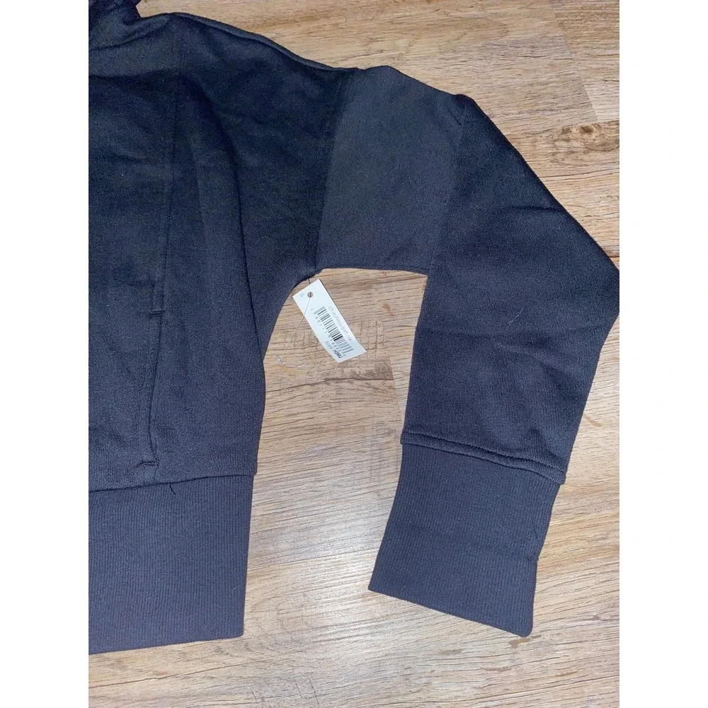 Core 10 Women's Super Soft Fleece Cropped Length Zip-Up Hoodie Sweatshirt, Sz Sm - Picture 5 of 9